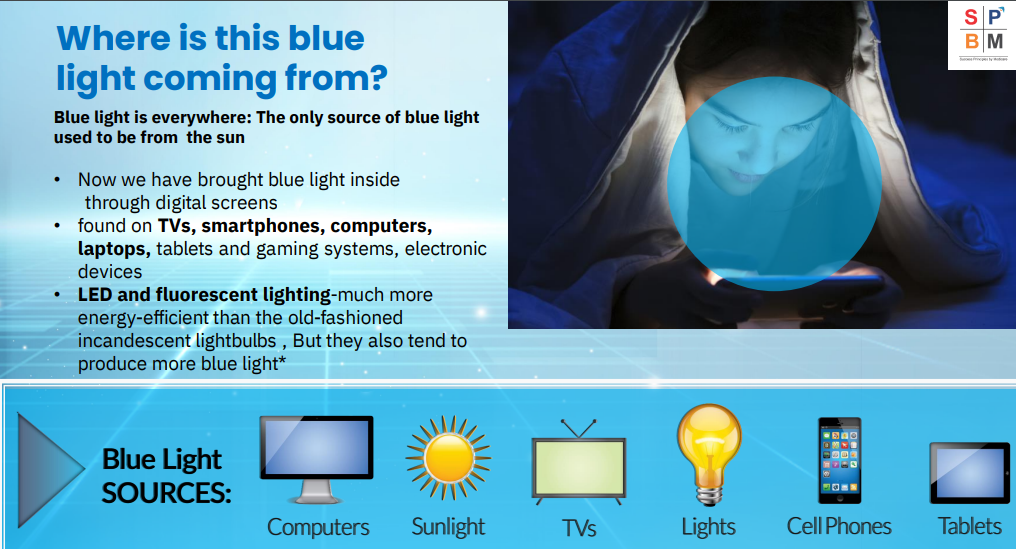 Blue light sources