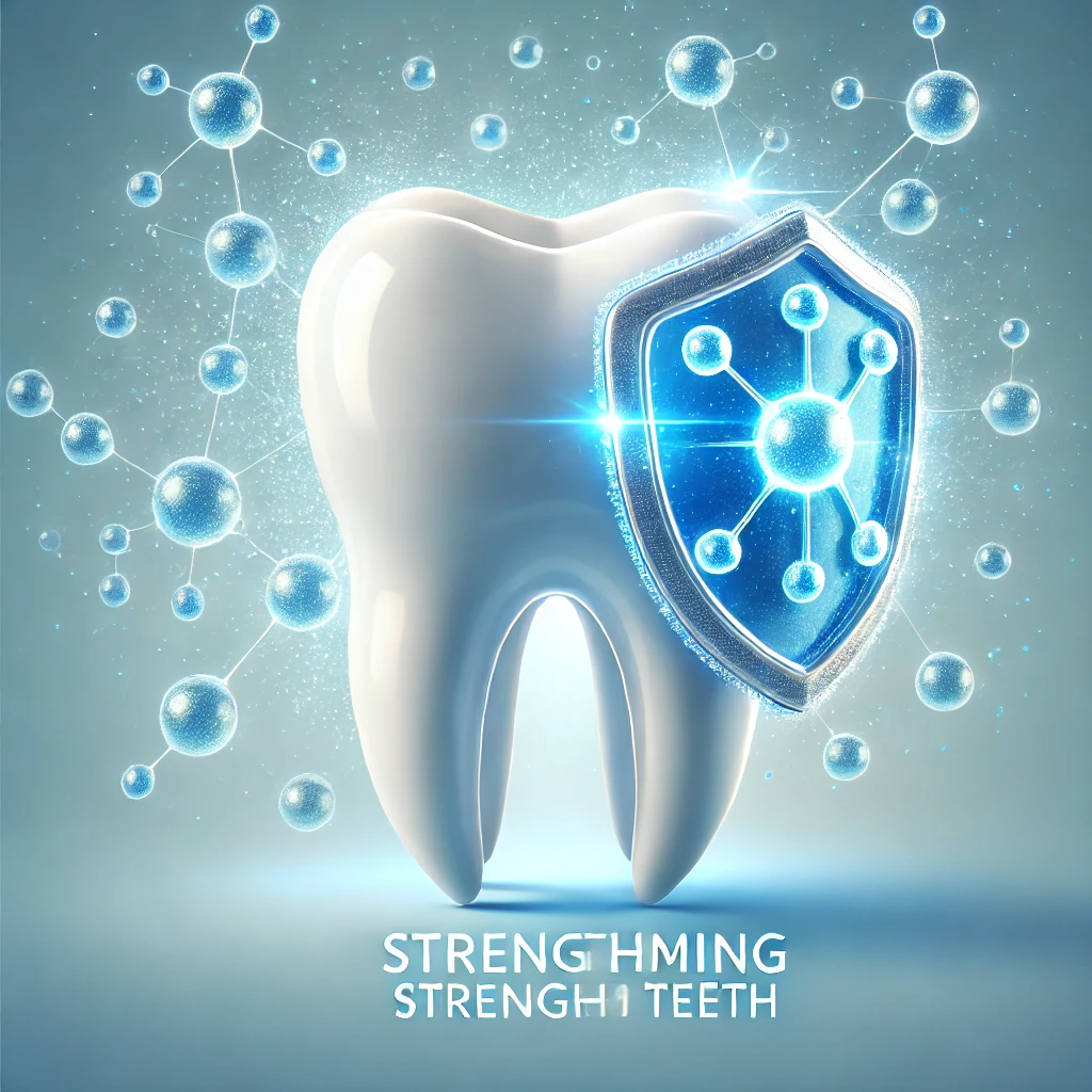 power of fluoride in strengthening teeth.