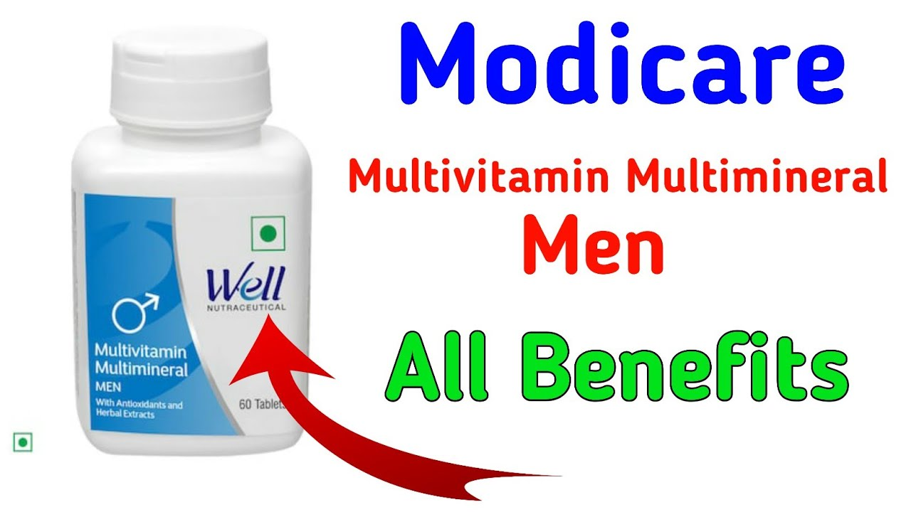 Modicare Well Multivitamin Multimineral for Men Benefits and Uses in Hindi