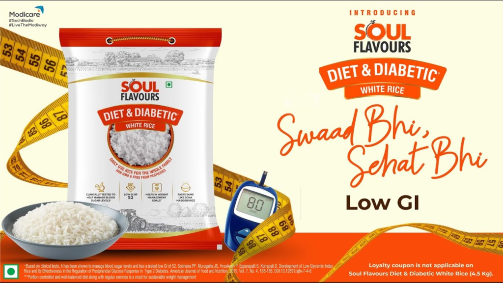 Modicare New Product Soul Flavours Diet & Diabetic White Rice 